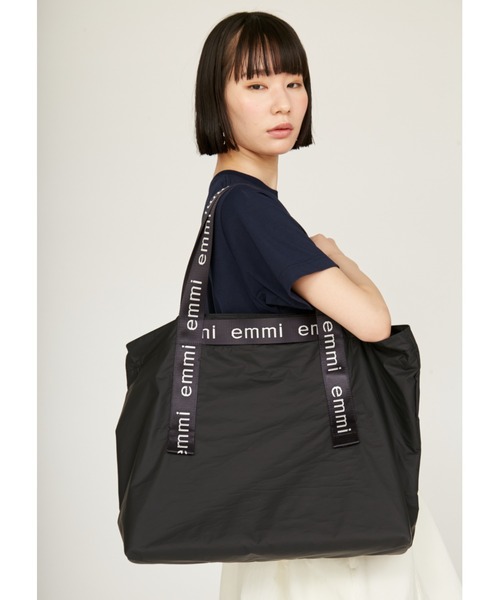 正規 10th】【ONLINE限定カラー】emmiロゴビッグトートバッグ（トート バッグ