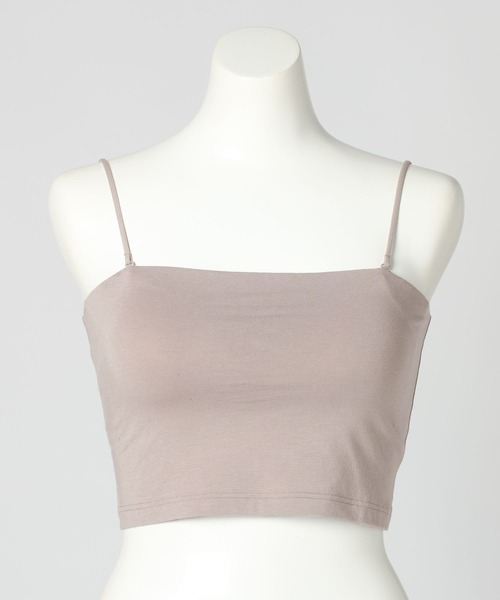 bijorie】ベストボディブラカップ付きベアトップ（ショート