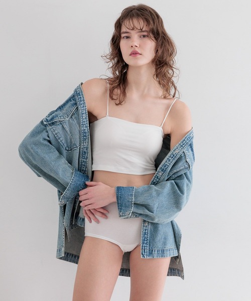 bijorie】ベストボディブラカップ付きベアトップ（ショート