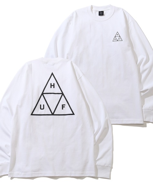 HUF（ハフ）の「【HUF/ハフ】SET TT L/S TEE(ロゴ ロングスリーブTシャツ)（Tシャツ/カットソー・メンズ・ホワイト/ブラック・M/L/XL）」の2枚目の写真