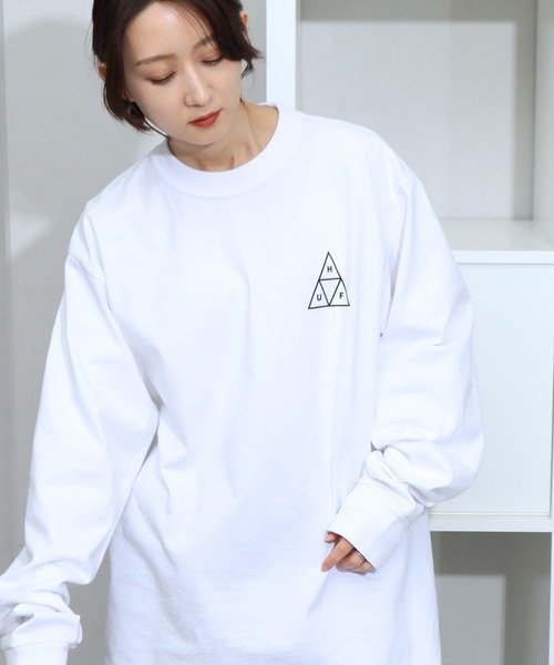 HUF（ハフ）の「【HUF/ハフ】SET TT L/S TEE(ロゴ ロングスリーブTシャツ)（Tシャツ/カットソー・メンズ・ホワイト/ブラック・M/L/XL）」の18枚目の写真