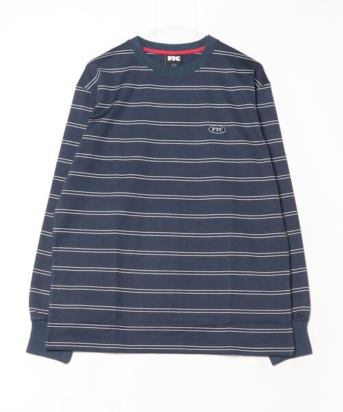 FTC OVAL ロゴ ストライプ リンガー Tシャツ 半袖 3色 送料込み FTC OVAL ロゴ ストライプ リンガー Tシャツ 半袖 3色 送料込み