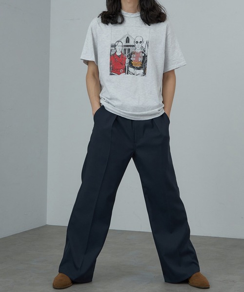 Wrangler（ラングラー）の「Wrangler/ラングラー WRANCHER WIDE フレアスラックス（スラックス・メンズ・ブラック/ネイビー/グレー・L/M/S）」の17枚目の写真