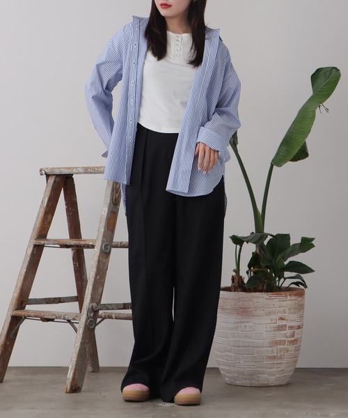 Wrangler（ラングラー）の「Wrangler/ラングラー WRANCHER WIDE フレアスラックス（スラックス・メンズ・ブラック/ネイビー/グレー・L/M/S）」の22枚目の写真