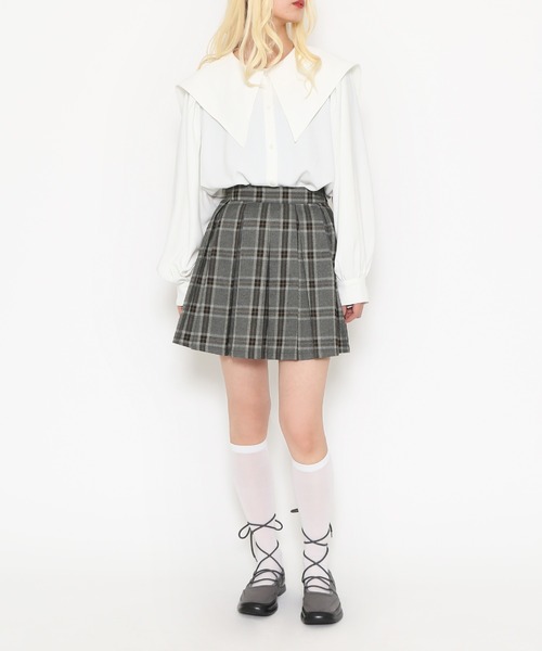 PUNYUS（プニュズ）の「セーラーカラーブラウス（シャツ/ブラウス・レディース・ホワイト/ブラック/ブルー・1/2/3/4）」の19枚目の写真