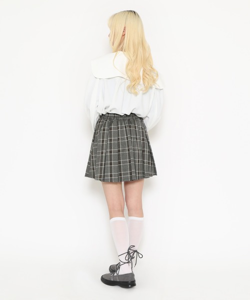 PUNYUS（プニュズ）の「セーラーカラーブラウス（シャツ/ブラウス・レディース・ホワイト/ブラック/ブルー・1/2/3/4）」の21枚目の写真