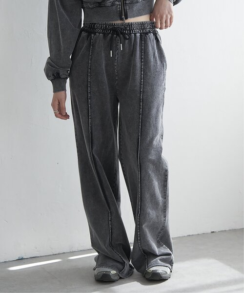 VENCEEXCHANGE（ヴァンスエクスチェンジ）の「【セットアップ対応】ケミカルスウェットパンツ（スウェットパンツ・レディース・ブルー/チャコール・FREE）」の3枚目の写真