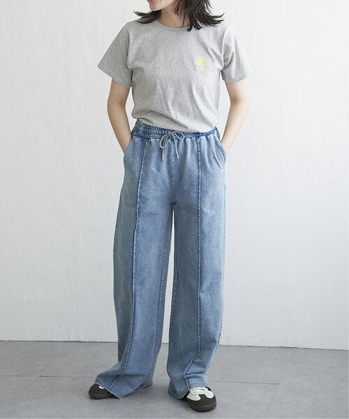 VENCEEXCHANGE（ヴァンスエクスチェンジ）の「【セットアップ対応】ケミカルスウェットパンツ（スウェットパンツ・レディース・ブルー/チャコール・FREE）」の11枚目の写真