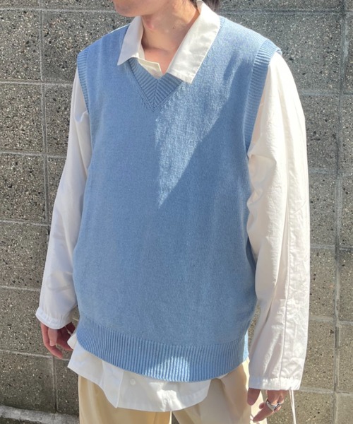 定価77000円！試着のみ！Aveniretoile パールVネック ベスト 定価77000円！試着のみ！Aveniretoile パールVネック ベスト