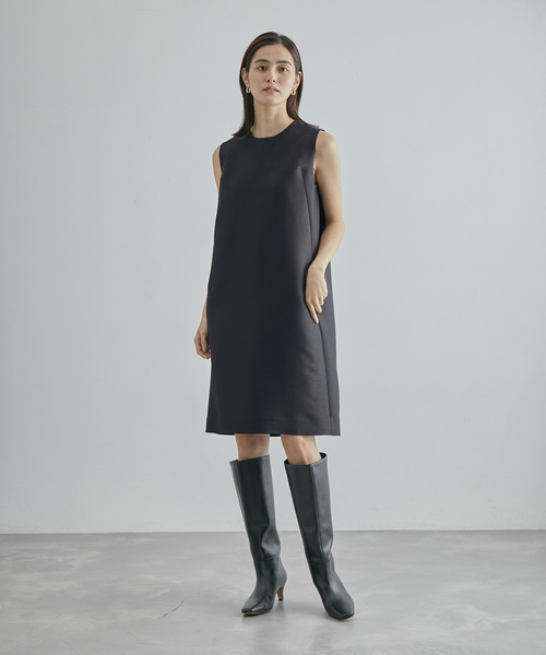 ROPE'(ロペ)の「【限定店舗・J'aDoRe限定】エレガンスウールシルクワンピース(ワンピース・レディース・ネイビー・FREE)」の3枚目の写真
