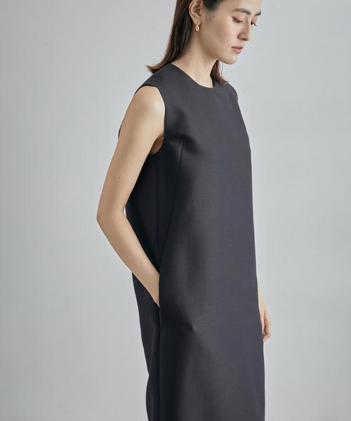 ROPE'(ロペ)の「【限定店舗・J'aDoRe限定】エレガンスウールシルクワンピース(ワンピース・レディース・ネイビー・FREE)」の12枚目の写真