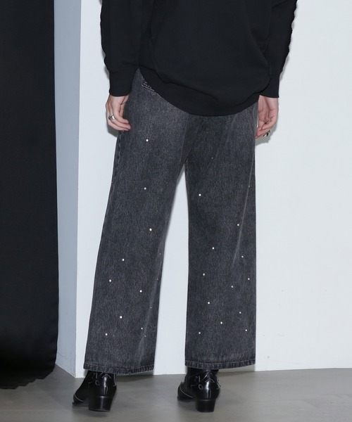 ROSE BUD(ローズバッド)の「ビジューデニムパンツ(デニムパンツ・レディース・ブラック/ブルー・S/M)」の18枚目の写真