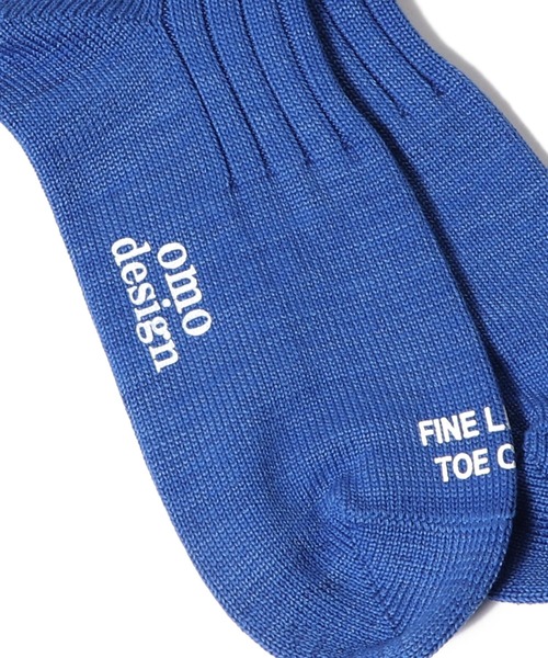ESTNATION（エストネーション）の「omo design / リブソックス（ソックス/靴下・メンズ・チャコールグレー/ブラック/ホワイト/ブルー・FREE）」の5枚目の写真