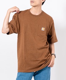 【CARHARTT】半袖 クルーネックポケットTシャツ ユニセックス