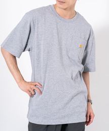 【CARHARTT】半袖 クルーネックポケットTシャツ ユニセックス
