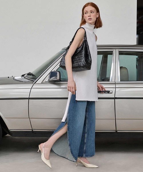 CHARLES & KEITH（チャールズ & キース）の「Ivette イヴェット ウーブントートバッグ（トートバッグ・レディース・チョコ/スミクロ・L）」の21枚目の写真
