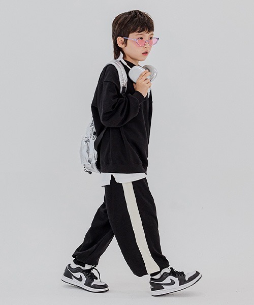 unifriend（ユニフレンド）の「韓国子供服ジョガーパンツ（スウェットパンツ・キッズ・ブラウン/ブラック/グレー/ピンク・110/140/130/120）」の12枚目の写真