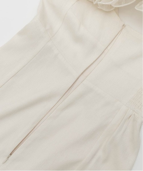 RANDA(ランダ)の「ショルダーフリルマーメイドワンピス(ワンピース・レディース・ブラック/アイボリー/イエロー・1/0)」の10枚目の写真