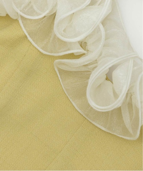 RANDA(ランダ)の「ショルダーフリルマーメイドワンピス(ワンピース・レディース・ブラック/アイボリー/イエロー・1/0)」の13枚目の写真