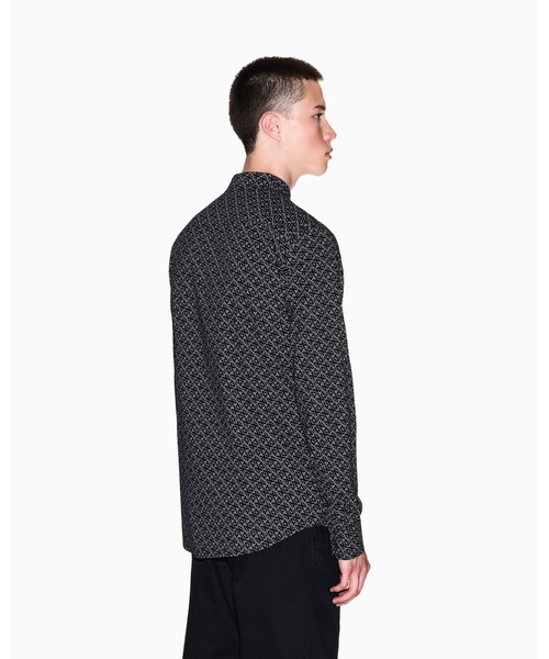 A|X アルマーニ エクスチェンジ】オールオーバーロゴ 長袖シャツ