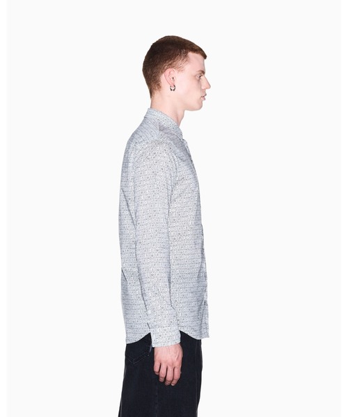 ARMANI EXCHANGE(アルマーニエクスチェンジ)の「【A|X アルマーニ エクスチェンジ】オールオーバーロゴ 長袖シャツ/SLIM(シャツ/ブラウス・メンズ・ホワイト系2/ブラック系1/ブラック/オフホワイト/ブラック系/ホワイト系・X-LARGE/LARGE/MEDIUM/SMALL/X-SMALL/XX-LARGE)」の13枚目の写真