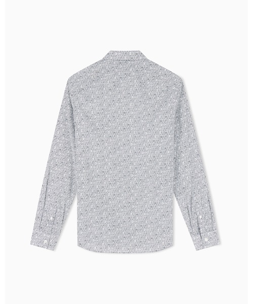 ARMANI EXCHANGE(アルマーニエクスチェンジ)の「【A|X アルマーニ エクスチェンジ】オールオーバーロゴ 長袖シャツ/SLIM(シャツ/ブラウス・メンズ・ホワイト系2/ブラック系1/ブラック/オフホワイト/ブラック系/ホワイト系・X-LARGE/LARGE/MEDIUM/SMALL/X-SMALL/XX-LARGE)」の8枚目の写真