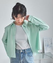 ショート丈ベーシックシャツ