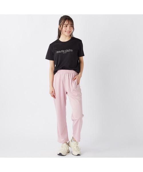 marie claire(マリ・クレール)の「Marie claire sports マリクレールスポーツ ロングパンツ UVカット 紫外線対策 メッシュ 体型カバー 62cm丈 ボトムス(その他パンツ・レディース・ライトパープル/ネイビー/ブラック/ブルー・L/LL/M)」の13枚目の写真