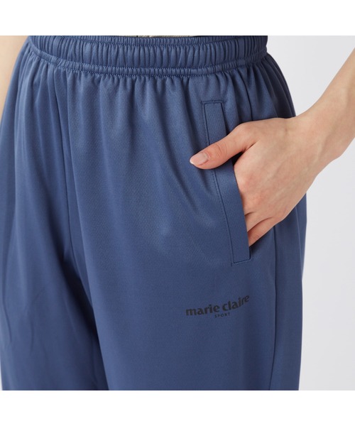 marie claire(マリ・クレール)の「Marie claire sports マリクレールスポーツ ロングパンツ UVカット 紫外線対策 メッシュ 体型カバー 62cm丈 ボトムス(その他パンツ・レディース・ライトパープル/ネイビー/ブラック/ブルー・L/LL/M)」の5枚目の写真