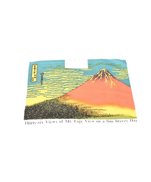 JIN plus(ジンプラス)の「赤富士 JIN+ ホワイトTシャツ(Tシャツ/カットソー・メンズ・ホワイト系その他2/ホワイト系その他/ホワイト系その他3/ホワイト系4・MEDIUM/SMALL/LARGE/X-LARGE)」の8枚目の写真