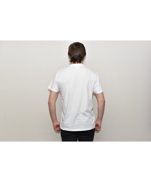 JIN plus(ジンプラス)の「赤富士 JIN+ ホワイトTシャツ(Tシャツ/カットソー・メンズ・ホワイト系その他2/ホワイト系その他/ホワイト系その他3/ホワイト系4・MEDIUM/SMALL/LARGE/X-LARGE)」の9枚目の写真