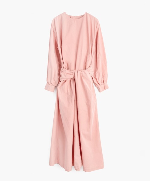 COSMIC WONDER（コズミックワンダー）の「Organic cotton broadcloth wrapped dress（ワンピース・レディース・ライトグレー/ピンク/ブラック・0/1）」の5枚目の写真