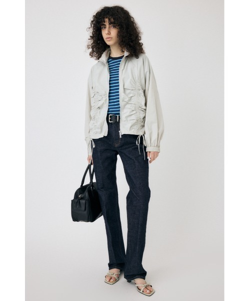 RIBBON GATHER NYLON ジャケット（ナイロンジャケット）｜MOUSSY