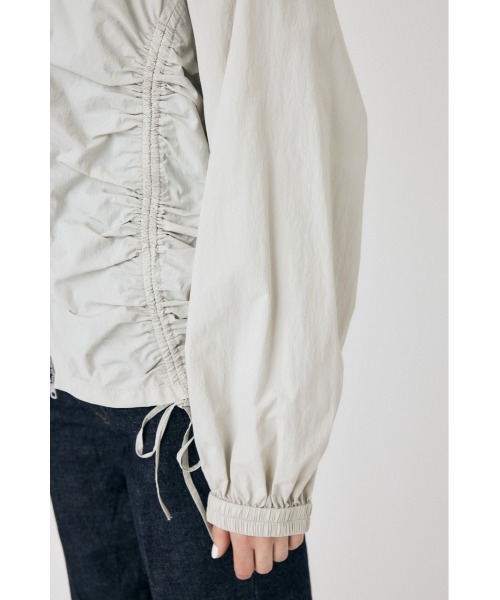 RIBBON GATHER NYLON ジャケット（ナイロンジャケット）｜MOUSSY