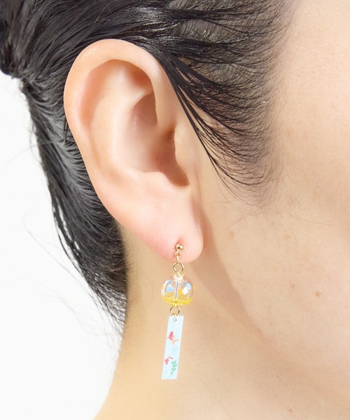 gargle ガーグル：JAPANシリーズ 風鈴 ピアス（ピアス（両耳用