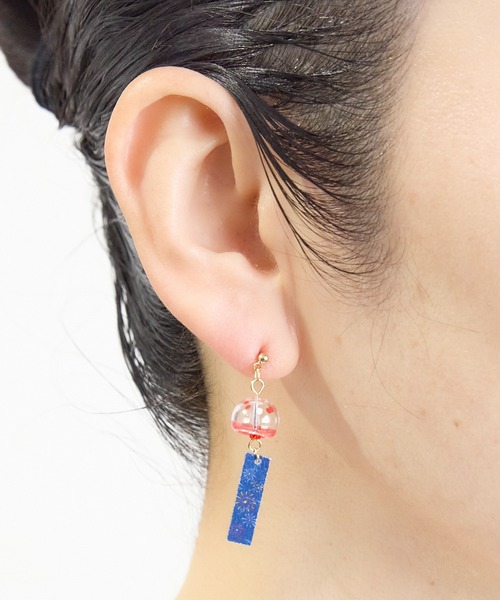 gargle ガーグル：JAPANシリーズ 風鈴 ピアス（ピアス（両耳用