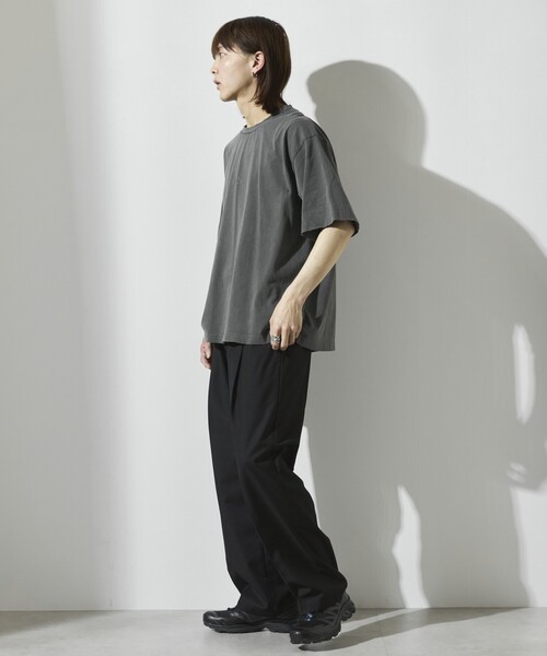 Firsthand(ファーストハンド)の「Firsthand/ファーストハンド 7.3オンス ダメージ加工 フロントロゴプリント ショートスリーブTシャツ / オーバーサイズ クルーネック 半袖Tシャツ(Tシャツ/カットソー・メンズ・ホワイト/グレー/ブラック・L/M)」の21枚目の写真