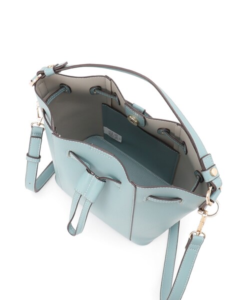 ESPERANZA(エスペランサ)の「巾着ショルダーバッグ(ショルダーバッグ・レディース・アイボリー/ブルー/その他1/ダークブラウン・FREE)」の11枚目の写真