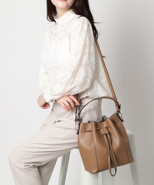 ESPERANZA(エスペランサ)の「巾着ショルダーバッグ(ショルダーバッグ・レディース・アイボリー/ブルー/その他1/ダークブラウン・FREE)」の19枚目の写真