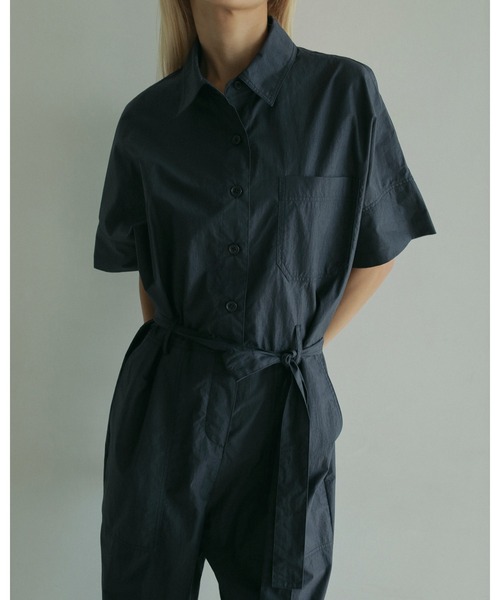 サロペット・オーバーオール・オールインワン anuke Halfsleeve Shirts Combinaison anuke（アンヌーク）の「anuke Halfsleeve Shirts Combinaison
