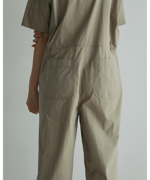 サロペット・オーバーオール・オールインワン anuke Halfsleeve Shirts Combinaison anuke（アンヌーク）の「anuke Halfsleeve Shirts Combinaison