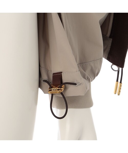 Felisi Golf（フェリージゴルフ）の「レディース｜Felisi Golf（フェリージ ゴルフ）WS WIND BLOUSON（ブルゾン・レディース・ベージュ/ネイビー・M/S/XS/L）」の10枚目の写真