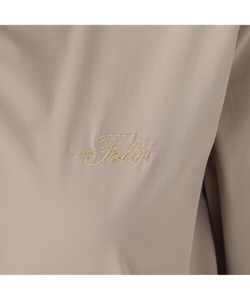 Felisi Golf（フェリージゴルフ）の「レディース｜Felisi Golf（フェリージ ゴルフ）WS WIND BLOUSON（ブルゾン・レディース・ベージュ/ネイビー・M/S/XS/L）」の12枚目の写真