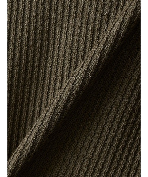 Perfect Suit FActory（パーフェクトスーツファクトリー）の「TRANS CONTINENTS　スキッパーニットBIZポロシャツ　ブラック/グリーン/ネイビー（ポロシャツ・メンズ・ブラック/ネイビー/グリーン・LL/M/L）」の6枚目の写真