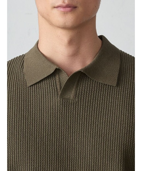 ビジネス/ポロシャツ/14枚セット/新品未着用含む/全クリーニング済 TRANS CONTINENTS スキッパーニットBIZポロシャツ ブラック