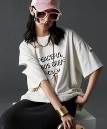 GEVS. | 綿100％ヴィンテージ加工Tシャツ＜大きいサイズ有＞GEVS.(Tシャツ/カットソー)