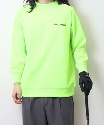 蛍光ｶﾗｰｺﾞﾙﾌﾓｯｸﾈｯｸ長袖T
