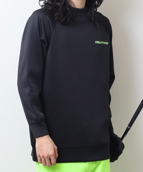 セール】蛍光ｶﾗｰｺﾞﾙﾌﾓｯｸﾈｯｸ長袖T（Tシャツ/カットソー