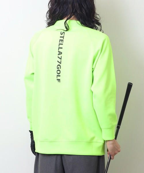 stella77golf(ステラセブンティーンセブンゴルフ)の「蛍光カラーゴルフモックネック長袖T(Tシャツ/カットソー・メンズ・ホワイト/ブラック/イエロー系/オレンジ系・XXL/XL/M/L)」の19枚目の写真