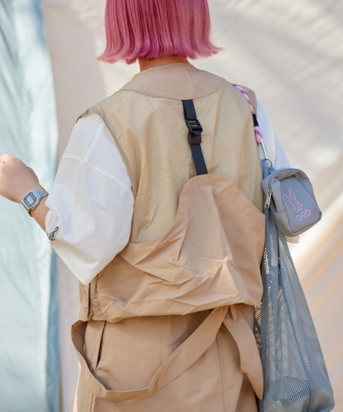 DOD（ディーオーディー）の「【DOD別注】サササノべー / レディース（ベスト・レディース・ホワイト/ベージュ・ONE SIZE）」の13枚目の写真